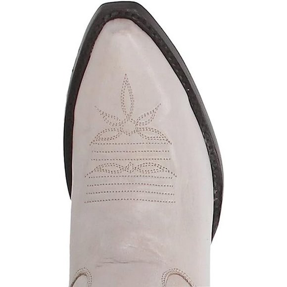 Dan Post® Ladies Loverly White Snip Toe Tall Leather Boots DP4377 - Picture 6 of 11